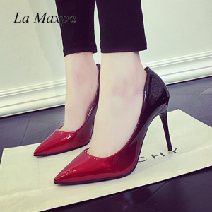 Black-red heels | Heel Shop 24 in 2020 | Women shoes, Heels .