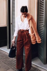 Corduroy Pants Outfits For Women (25 ideas & outfits) | Lookast
