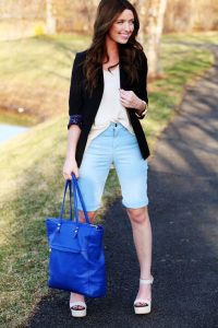20 Cute Bermuda Short Outfits for Girls for Chic look - Cheap .