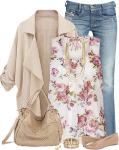 20 Cute Outfit Combinations With Floral Top - Be Modish | Flirty .