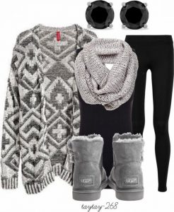 Get Inspired by Fashion: Winter Outfits | Black and Grey- no .