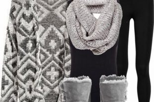 Get Inspired by Fashion: Winter Outfits | Black and Grey- no .