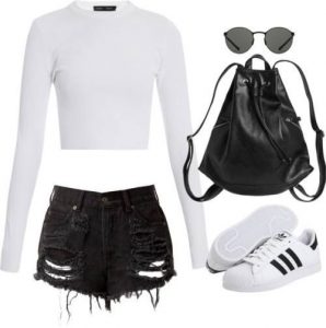 40 Cute Outfits With Adidas Shoes For Girls To Try This Year in .