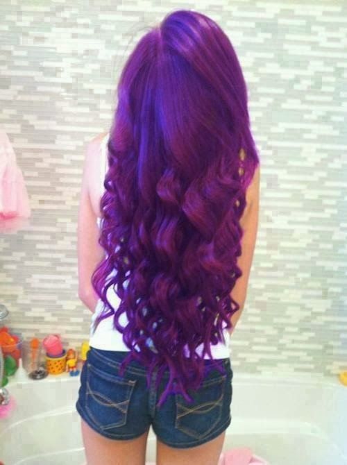 30 Cute Purple Hairstyle for Girls 2020 – New Purple Shades .