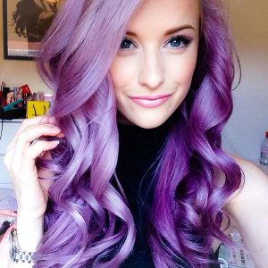 30 Cute Purple Hairstyle for Girls 2020 – New Purple Shades .