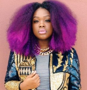 Top 13 Cute Purple Hairstyles for Black Girls this Season .