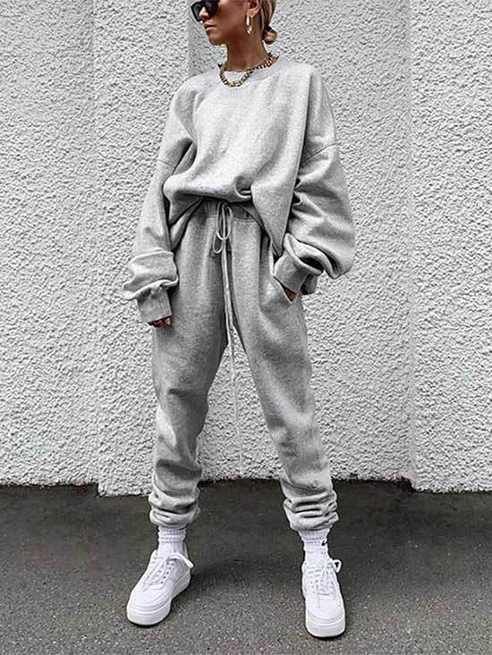 35 Latest Trend Sweatpants Outfits for Women - Outfit Styl