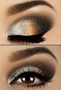 7 Gorgeous Celebrity Eye Makeup Ideas | AmazingMakeups.com | Gold .