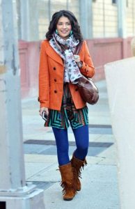 Not scared to play with color this girl | Gossip girl outfits .