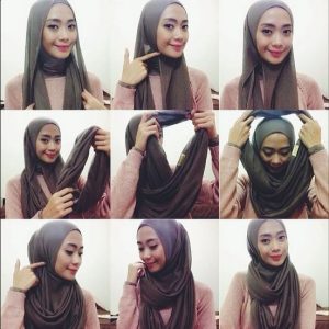 how to wear infinity scarf as hijab - Google Search | Hijab .