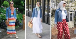 11 Ways to Wear Hijab with Denim Jackets | masho.c