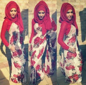 Hijab with Saree – 8 Ideas on How to Wear Saree with Scarf | Saree .