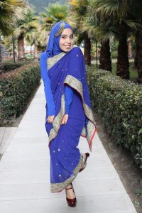 Hijab with Saree - 8 Ideas on How to Wear Saree with Sca
