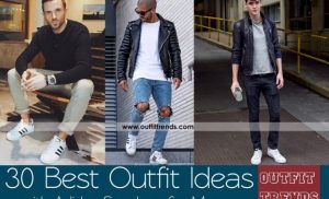 How to Style Adidas Superstar Men-18 Outfits with Adidas Sneakers .