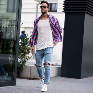 How to Style Adidas Superstar Men-18 Outfits with Adidas Sneake