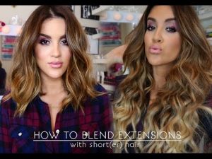 How To | Wear Extensions With Short(er) Hair - YouTu