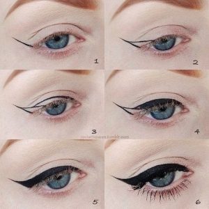 Cool tips for beginners - how to do winged eyeliner! | Cat eye .