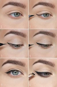 Easy way to create a winged liner using Liquid Liner. in 2020 .