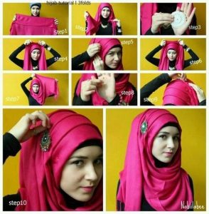 beautiful-pink-color-hijab-for-girls.jpg 610 × 623 pixels | Simple .