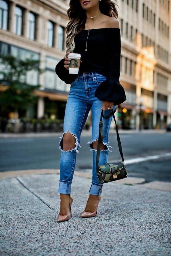 28 Awesome Jeans Outfits with High Heels You Must Have - Fancy .