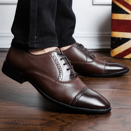 ROYYNA New Classics Style Men Formal Shoes Square Toe Men Shoes .