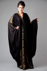 15 Most Popular Dubai Style embroidered Abayas | Abaya dress .