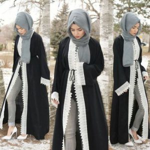 Latest Abaya designs for 2018 | Hijab fashion, Abayas fashion .