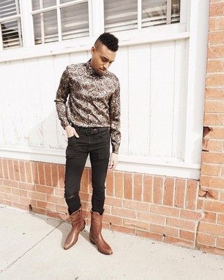 How To Wear Cowboy Boots With Skinny Jeans Mens in 2020 | Skinny .