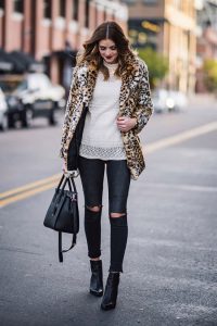 10 Cool Ways To Wear A Leopard Coat This Winter | Be Daze Li