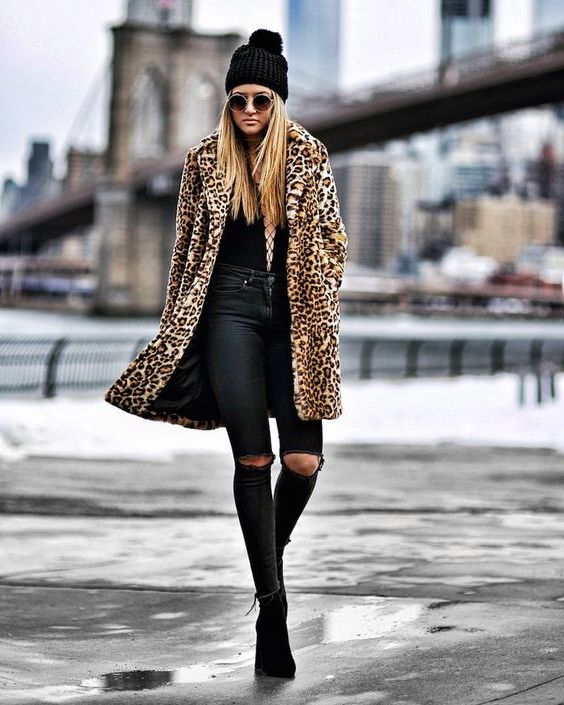 Leopard Coats For Ladies: Wild Outerwear For Winter 2020 .