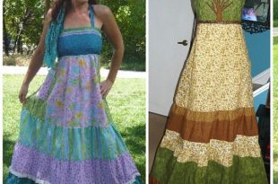 Patchwork Hippie Spinner Dress, Custom made | Patchwork dress .