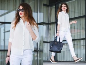 White Shirt Outfits-18 Ways To Wear White Shirts For Gir