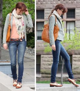 oxford shoes w/ skinny jeans & jacket | My Style | Pinterest .