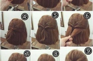 this a step by step of a cute but simple hairstyle. | Hairdos for .