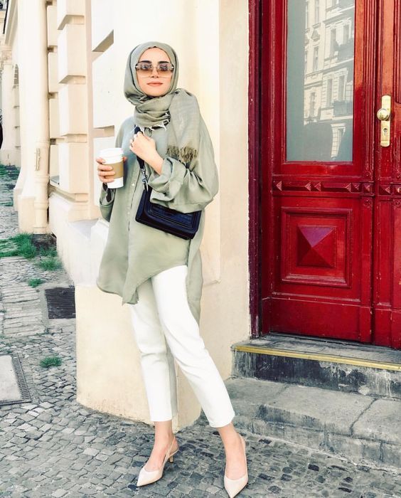 2019 Spring Hijab Outfit Ideas That Anyone Can follow | Hijab .