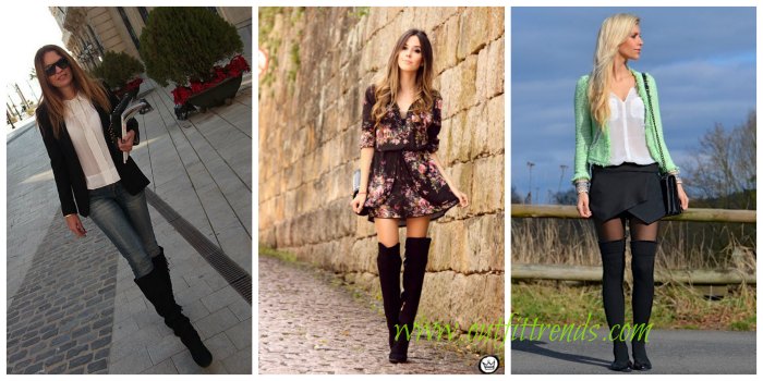 22 Stylish Outfits to Wear with Long Boots This Seas