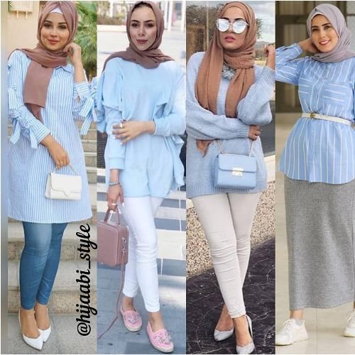 Light and comfy hijab summer wear | Casual hijab outfit, Summer .