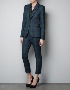 Zara Multicolor Tartan Blazer | Zara looks, Woman suit fashion .