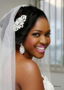 Pin by Wyette K on African American Weddings | Bridal hairstyles .
