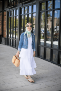 20 Ways To Wear Hijab With Denim Jackets For A Chic Lo